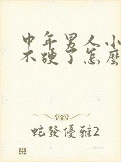 中年男人小弟弟不硬了怎么办