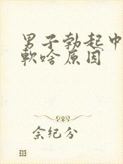 男子勃起中途变软啥原因