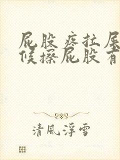 屁股疼拉屎的时候擦屁股有一点点血