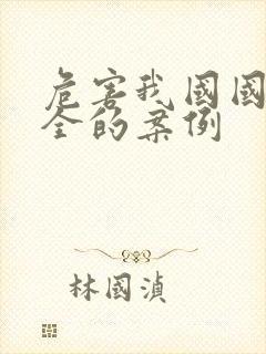 危害我国国家安全的案例