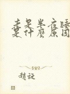 老是半夜睡不着是什么原因