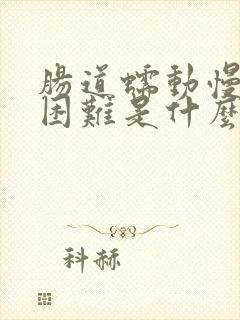 肠道蠕动慢排便困难是什么原因