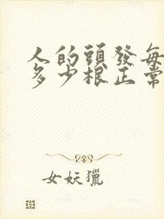 人的头发每天掉多少根正常