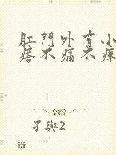 肛门外有小肉疙瘩不痛不痒