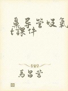 鼻导管吸氧ppt课件