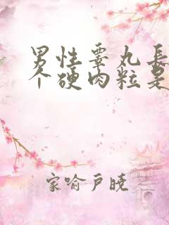 男性睾丸长了一个硬肉粒是怎么回事