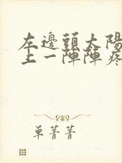 左边头太阳穴往上一阵阵疼