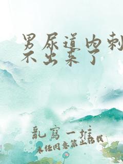 男尿道内刺痛尿不出来了