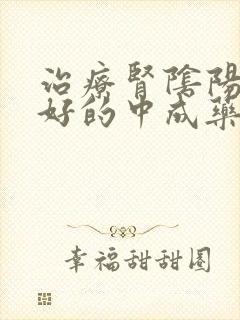 治疗肾阴阳两虚好的中成药