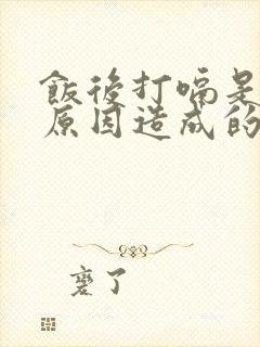 饭后打嗝是什么原因造成的怎么治疗