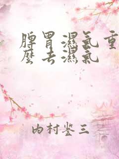 脾胃湿气重吃什么去湿气