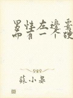 男性左边睾丸里面有一个硬疙瘩