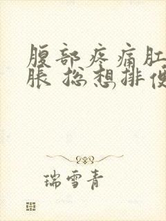 腹部疼痛肛门坠胀 总想排便的感觉