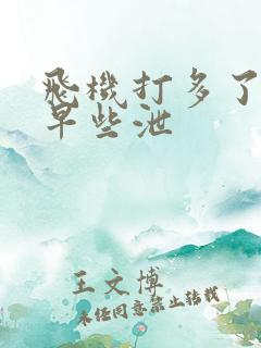 飞机打多了导致早些泄