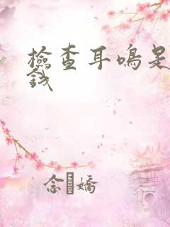 检查耳鸣是多少钱