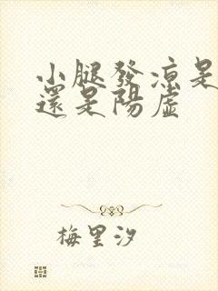 小腿发凉是阴虚还是阳虚