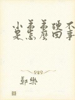 小弟弟硬不起来是怎么回事啊