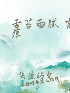 舌苔白腻 有齿痕