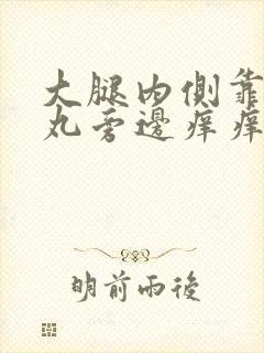 大腿内侧靠近睾丸旁边痒痒越抓越痒起皮屑