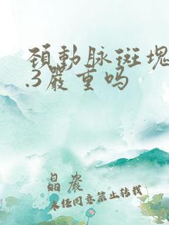 颈动脉斑块厚2.3严重吗