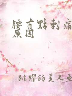 腰有点刺痛什么原因