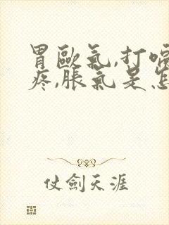 胃欧气,打嗝,疼,胀气是怎么回事