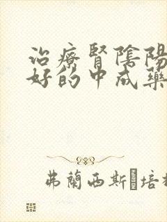 治疗肾阴阳两虚好的中成药