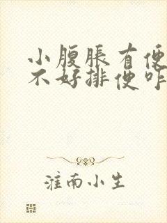 小腹胀有便意但不好排便咋回事