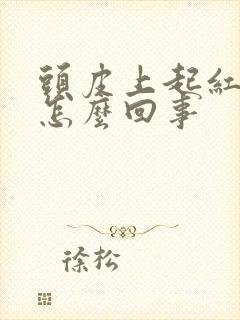 头皮上起红疙瘩怎么回事