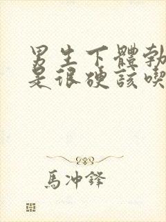 男生下体勃起不是很硬该吃什么