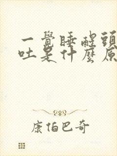 一觉睡醒头晕想吐是什么原因