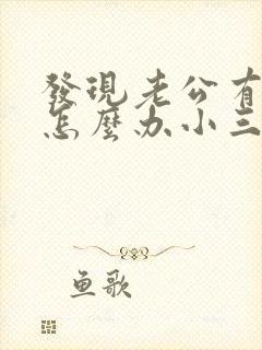 发现老公有外遇怎么办小三还骂我