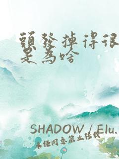 头发掉得很严重是为啥