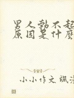 男人勃不起来的原因是什么如何治疗