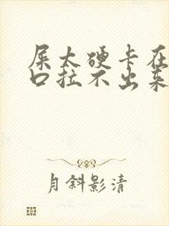 屎太硬卡在肛门口拉不出来怎么办