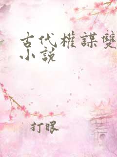 古代权谋双男主小说