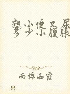 想小便又尿不出多少小腹胀是什么原因