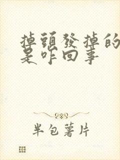 掉头发掉的厉害是咋回事