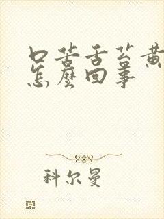 口苦舌苔黄厚是怎么回事