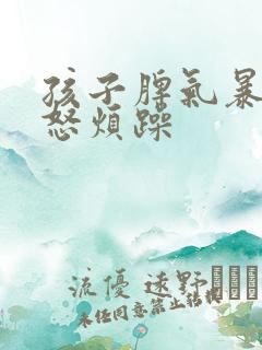 孩子脾气暴躁易怒烦躁