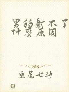 男的射不了精是什么原因