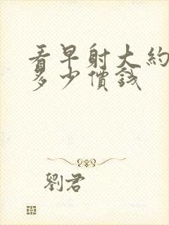 看早射大约需要多少价钱