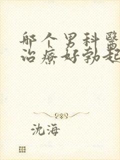 哪个男科医院能治疗好勃起障碍