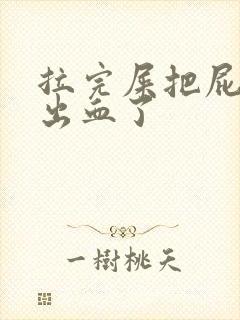 拉完屎把屁眼擦出血了