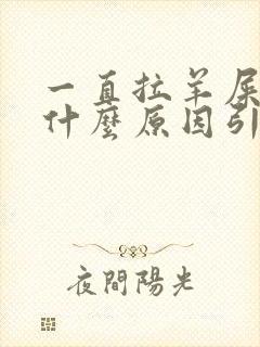 一直拉羊屎蛋是什么原因引起的