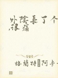 外阴长了个疙瘩,很痛