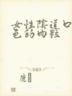 女性阴道口有白色的肉粒