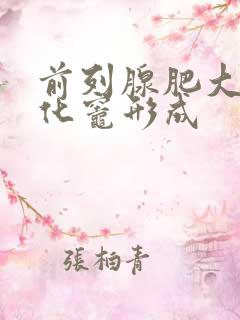 前列腺肥大伴钙化灶形成