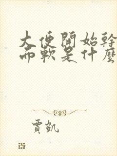 大便开始干结后面软是什么原因