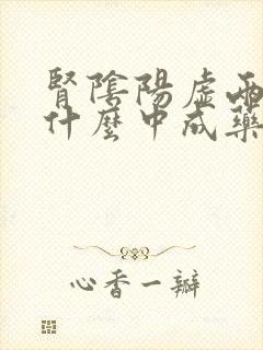 肾阴阳虚两虚吃什么中成药最好